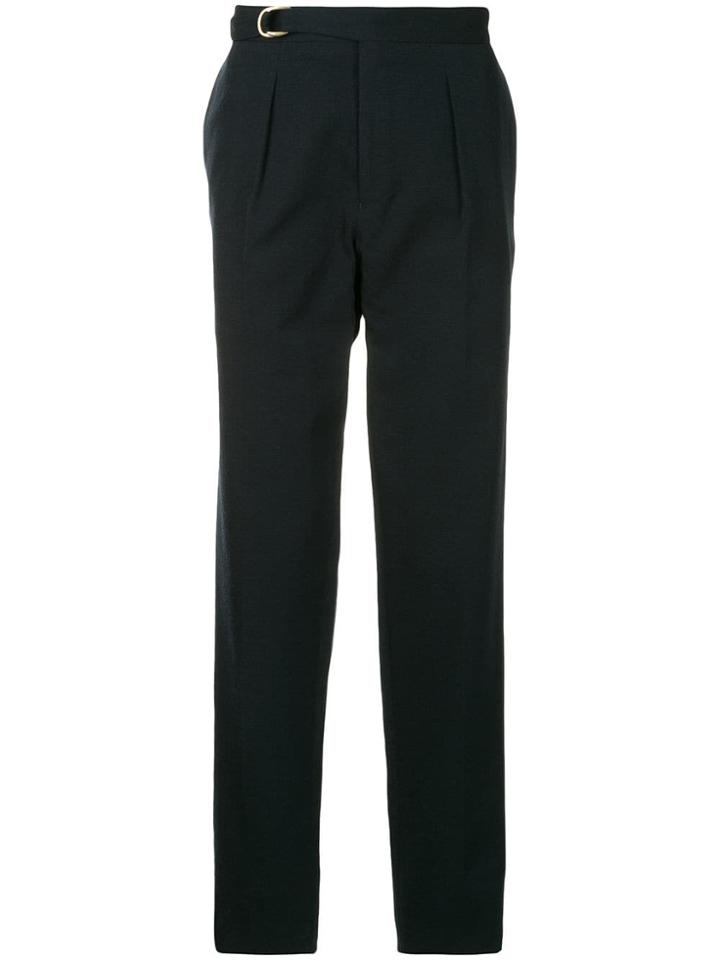 Tomorrowland Belted Tapered Trousers - Black
