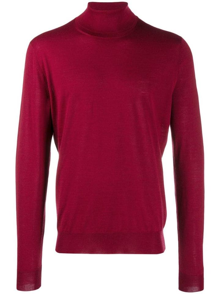 Corneliani Slim-fit Roll-neck Jumper - Red