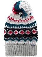 Woolrich Intarsia Bobble Hat - Grey