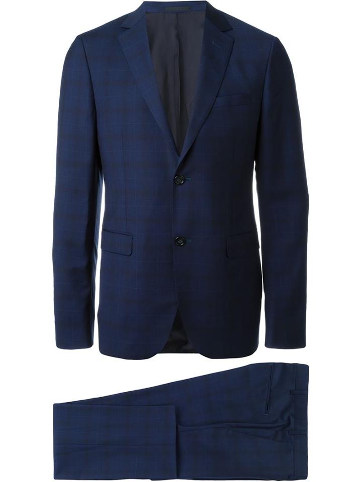 Z Zegna Two-piece Suit, Men's, Size: 50, Blue, Cupro/wool