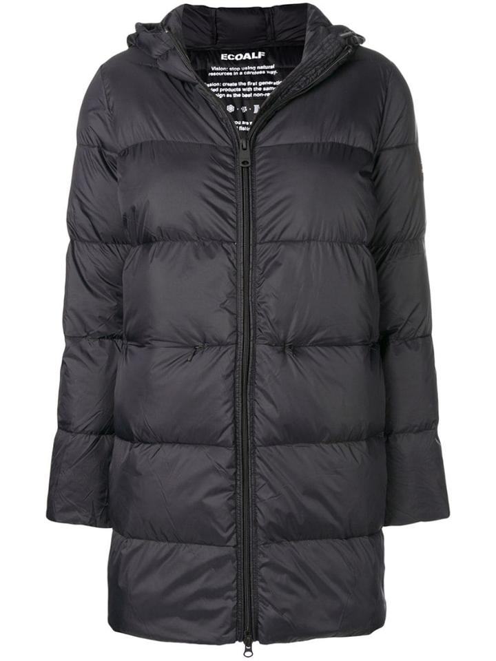Ecoalf Mid Padded Coat - Black