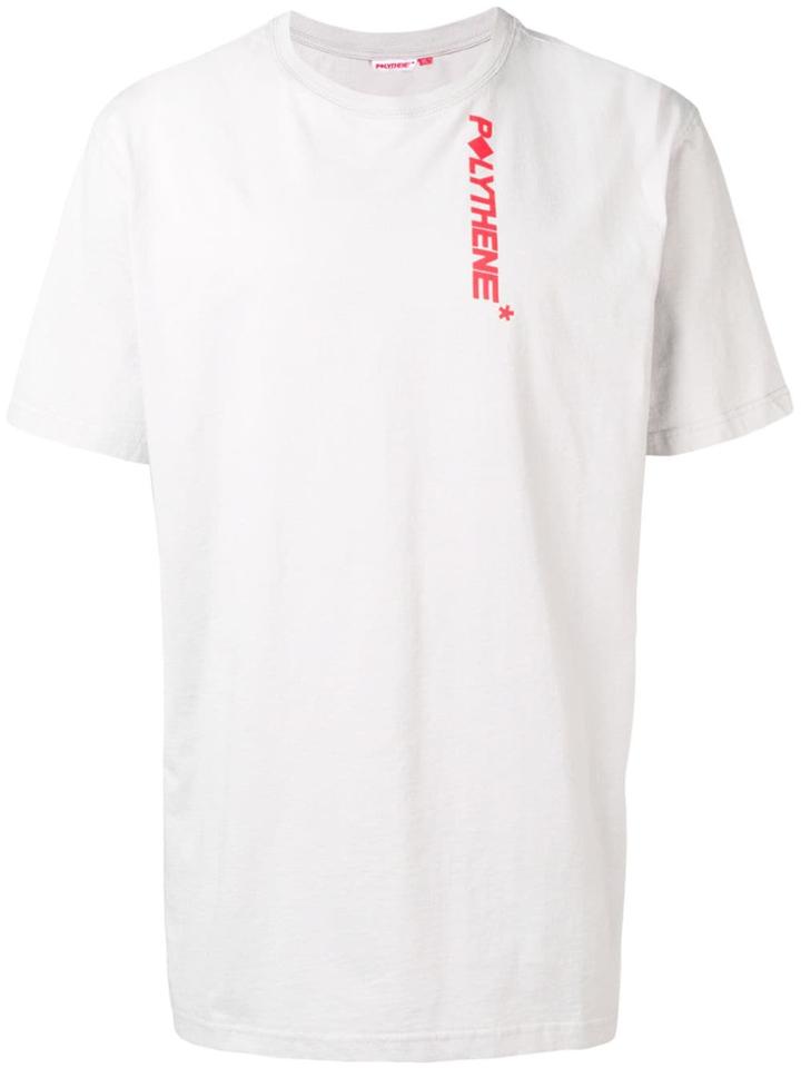 Polythene* Optics Pipe Print T-shirt - Grey