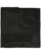 Saint Laurent Metallic Stitch Scarf, Women's, Black, Silk/viscose/cashmere/metallic Fibre