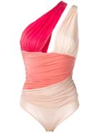 Elisabetta Franchi Ruched One Piece Top - Pink