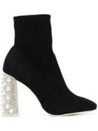 Sophia Webster Felicity Sock Boots - Black