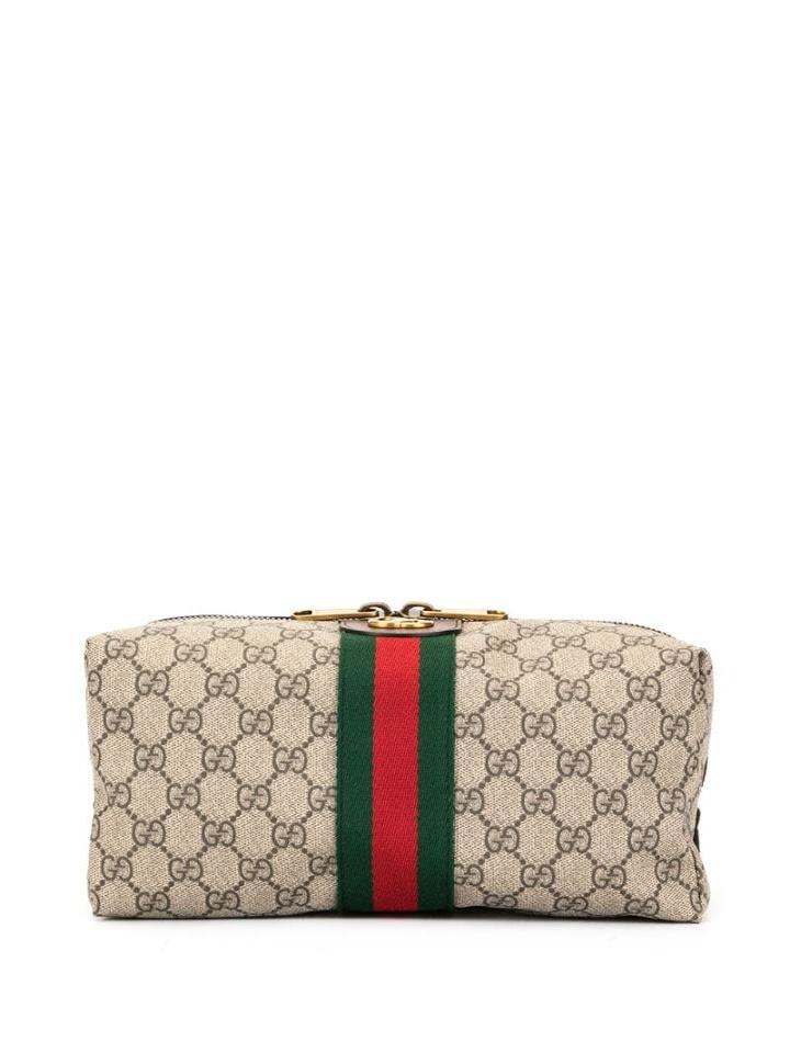 Gucci Ophidia Gg Wash Bag - Brown