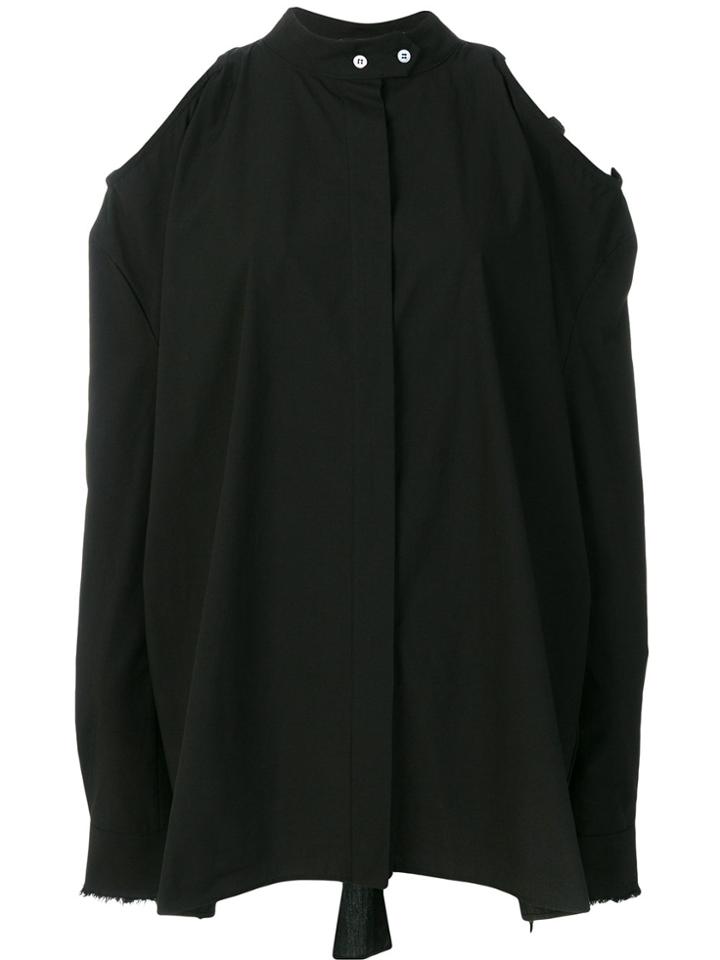 Damir Doma Cold Shoulder Shirt - Black