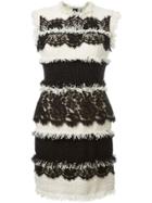 Lanvin Mixed Tweed Lace Dress - Nude & Neutrals