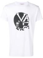 Valentino Spiral Logo Print T-shirt - White