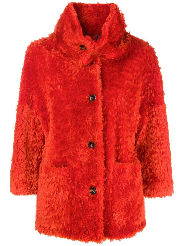 Desa 1972 Short Coat - Yellow & Orange