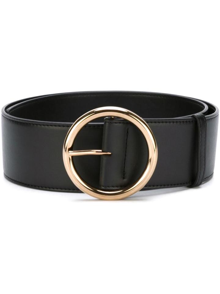 Stella Mccartney Classic Waist Belt, Women's, Size: 80, Black, Vegetable Fibres