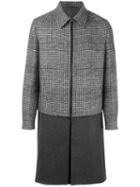 Neil Barrett Panelled Harrington Coat, Men's, Size: 48, Grey, Virgin Wool/polyamide/viscose/cotton