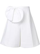 Delpozo Bow Embellished Shorts - White