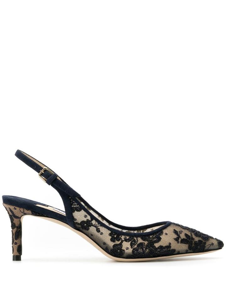 Jimmy Choo Erin 60 Slingback Pumps - Blue