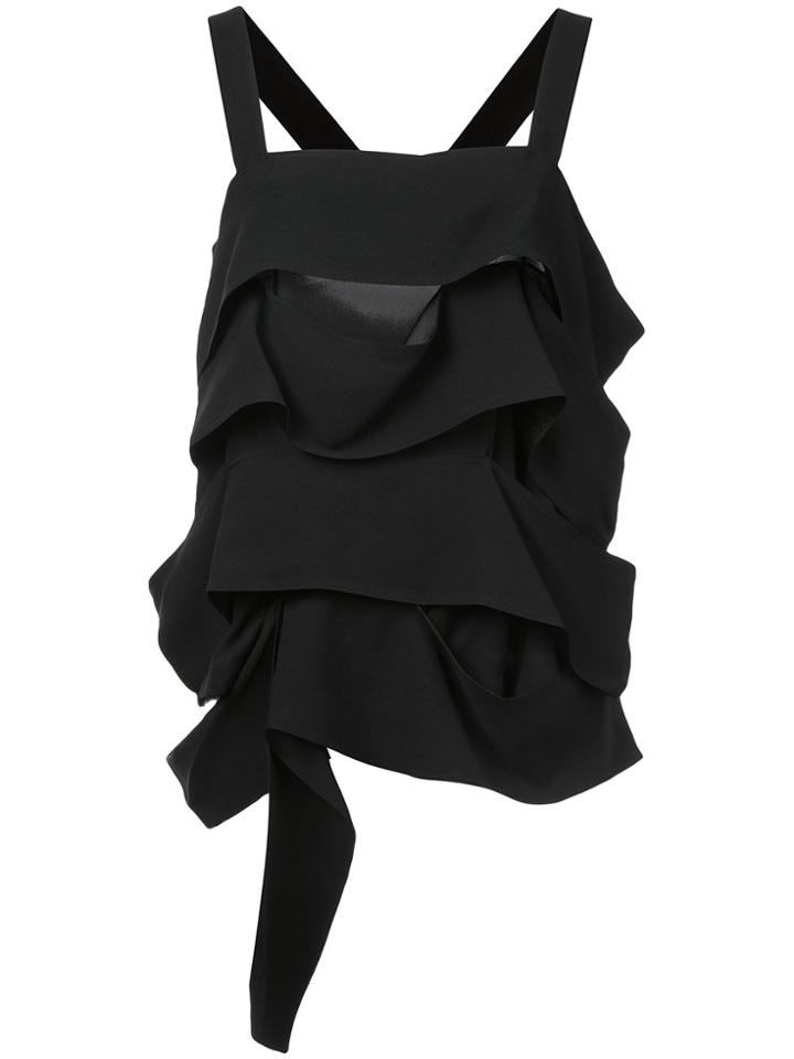 Derek Lam Draped Panel Cami - Black