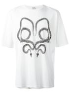 Wings+horns Henley T-shirt - Black