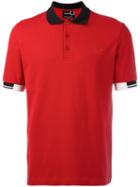 Raf Simons X Fred Perry Tipped Cuff Polo Shirt, Men's, Size: 42, Red, Cotton