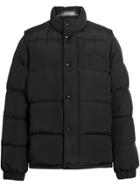 Burberry Detachable-sleeve Down-filled Puffer Jacket - Black