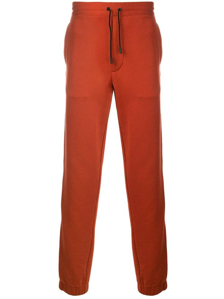 Ermenegildo Zegna Xxx Drawstring Track Trousers - Orange