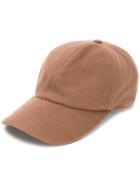 Officine Generale Felt Baseball Cap - Brown