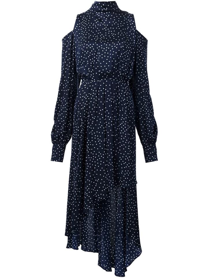 Magda Butrym Cut-out Printed Dress
