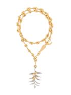 Chloé Leaf Chain Necklace - Gold