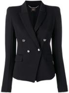 Liu Jo Embossed Button Blazer - Black