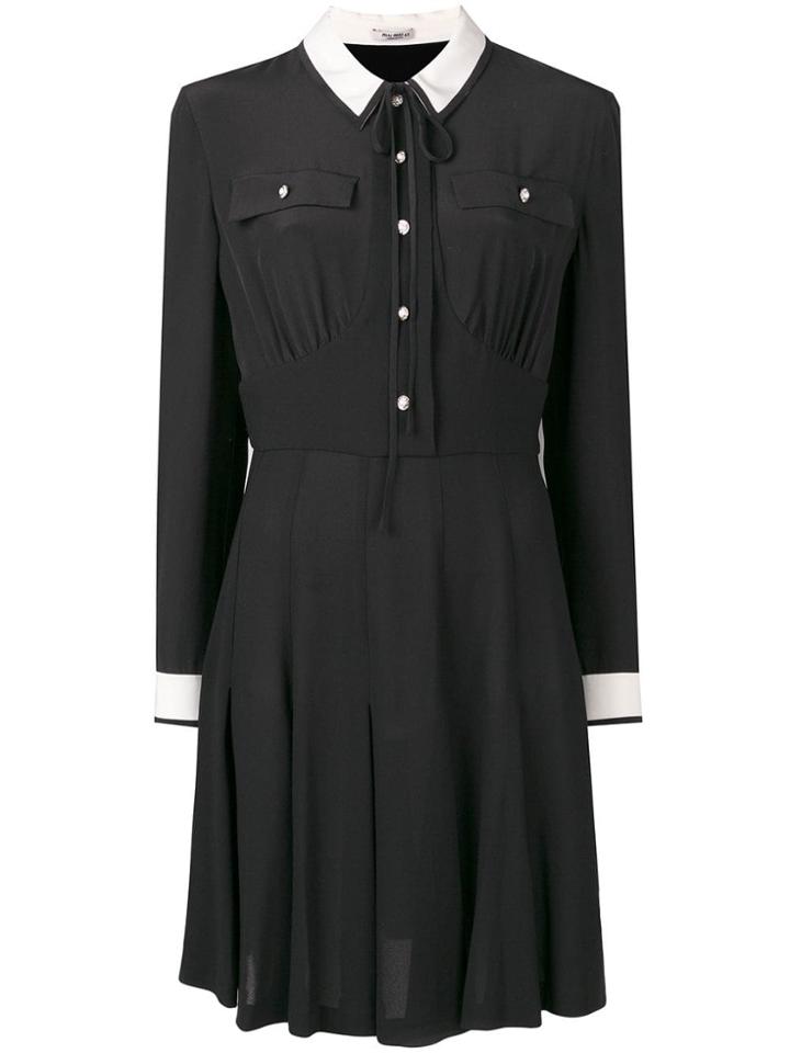 Miu Miu Shirt Skater Dress - Black
