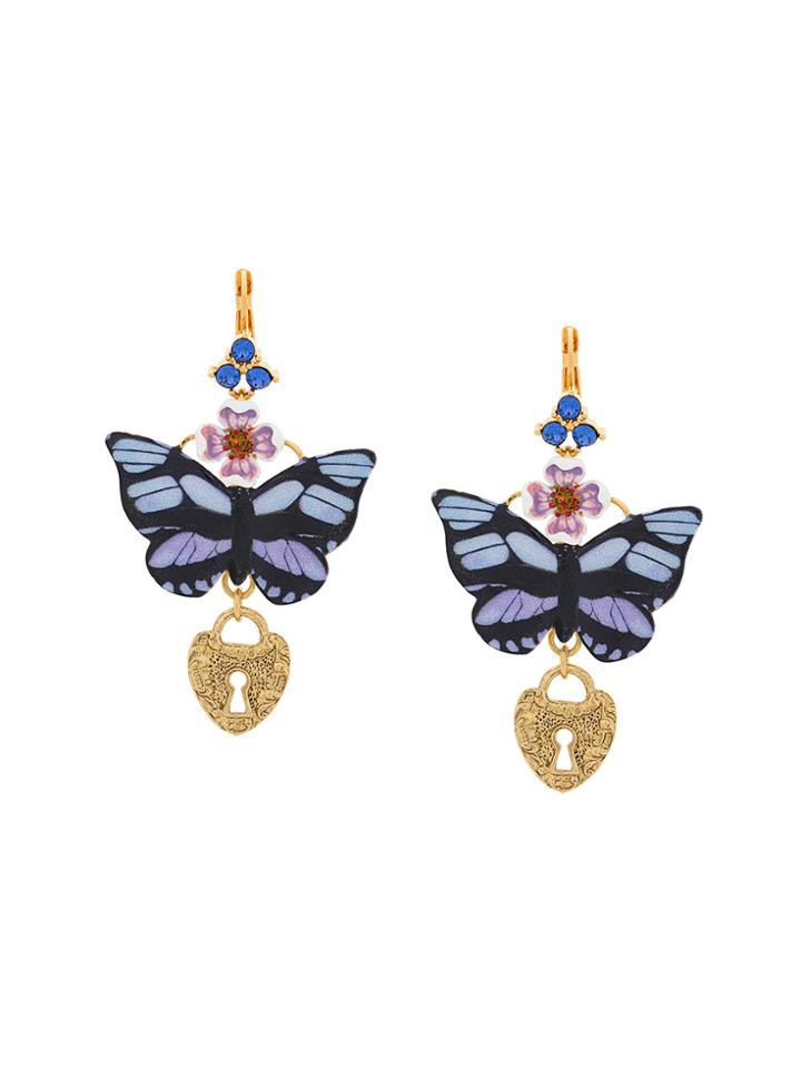 Dolce & Gabbana Butterfly Locket Earrings - Unavailable