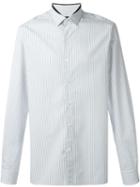 Lanvin Striped Shirt, Men's, Size: 43, White, Cotton