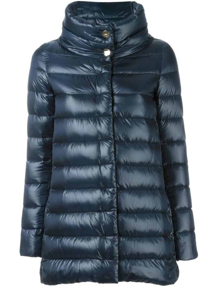 Herno Padded Jacket, Women's, Size: 42, Blue, Feather Down/polyamide
