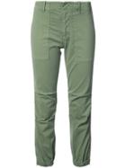 Nili Lotan Cropped Tape Trousers - Green