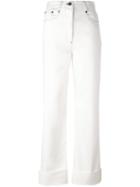 Etienne Deroeux High-waisted Trousers - White