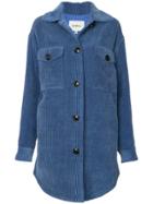 Goen.j Oversized Corduroy Jacket - Blue