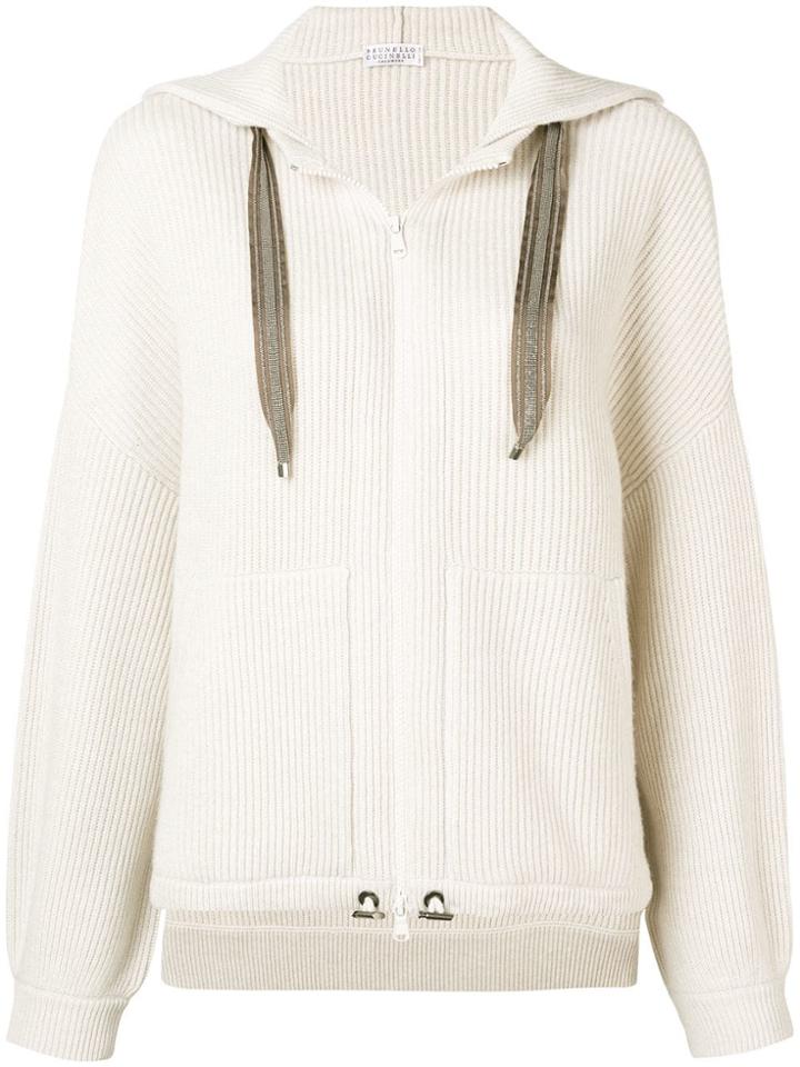 Brunello Cucinelli Loose Fitted Hood - Neutrals