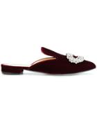 Giannico Daphne Slippers - Red