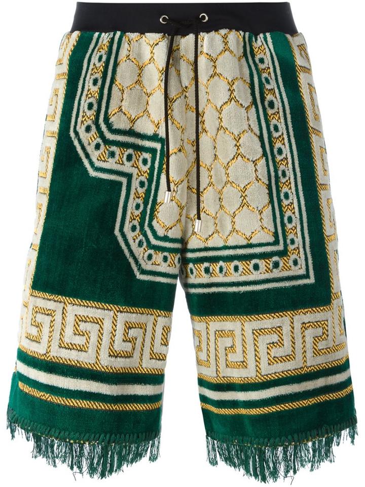 Andrea Crews 'carpet' Shorts, Men's, Size: Small, Nude/neutrals, Polyester/cotton