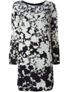 Twin-set Floral Print Long-sleeve Dress