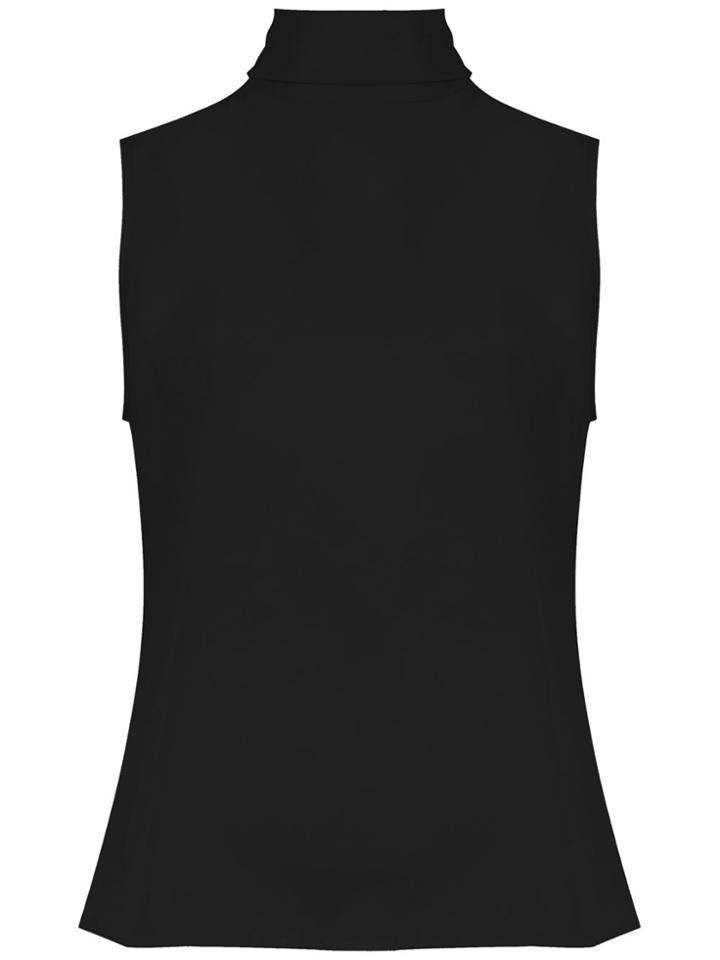 Olympiah Peru Turtle Neck Blouse - Black