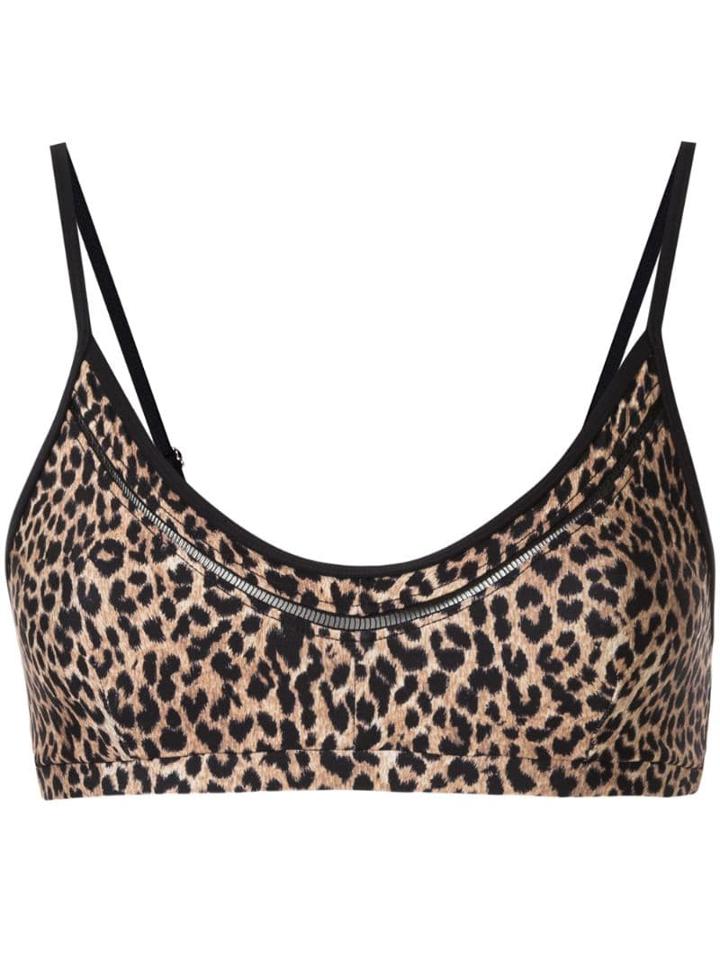 The Upside Leopard Print Top - Brown