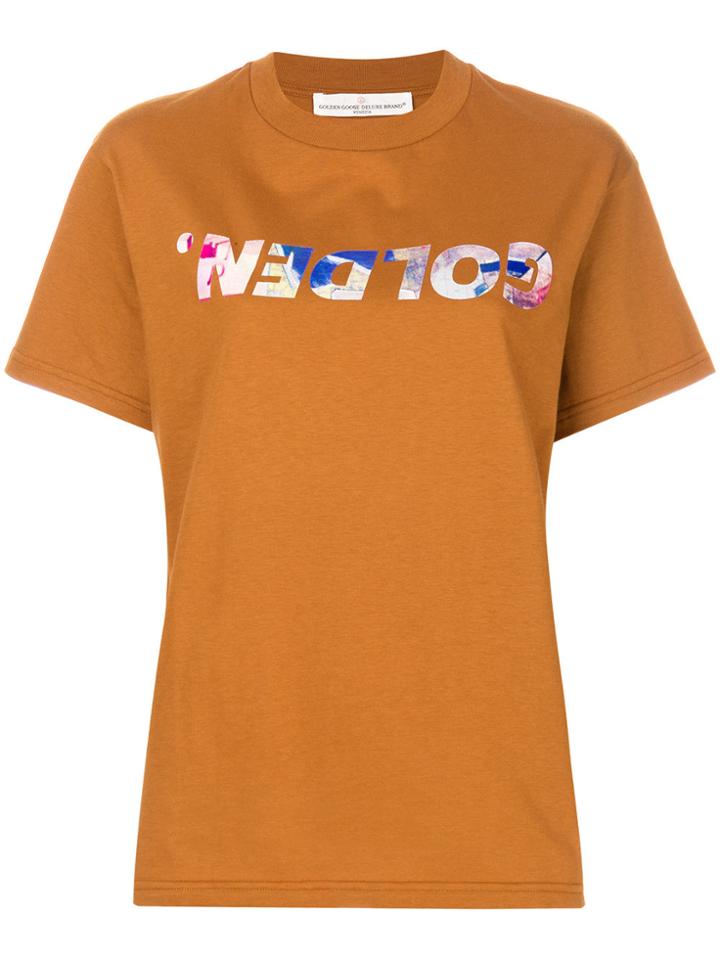 Golden Goose Deluxe Brand Golden Print T-shirt - Brown