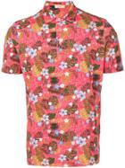 Altea Floral Print Polo Shirt - Pink