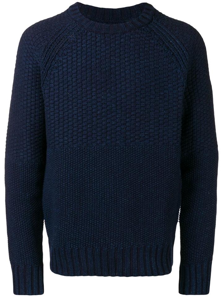 Levi's: Made & Crafted Lmc Fisherman Jumper - Blue