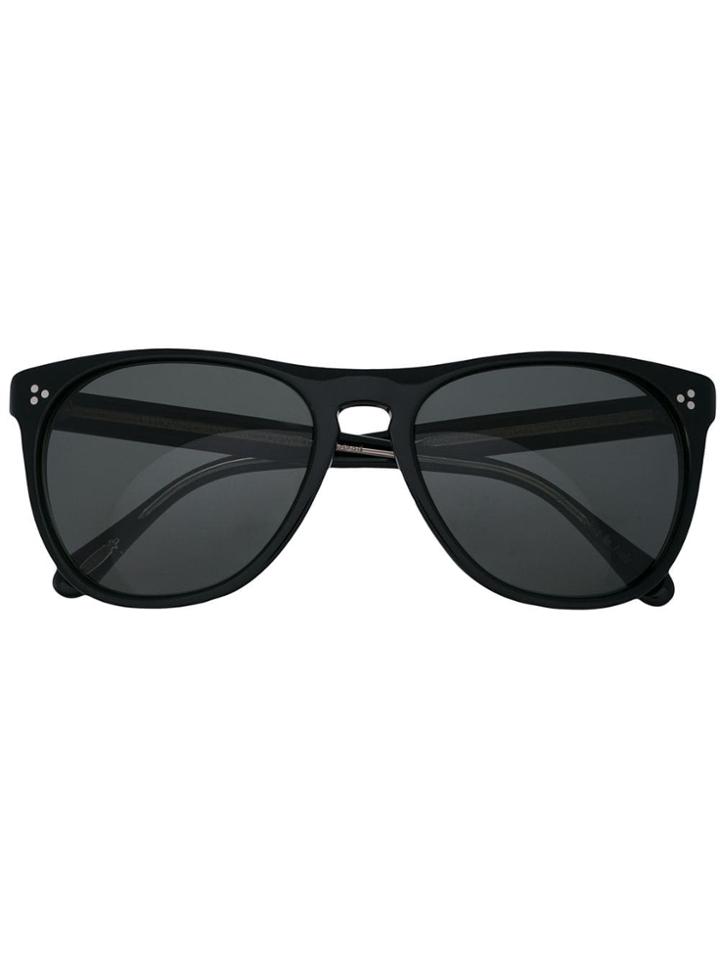 Oliver Peoples Round Sunglasses - Black