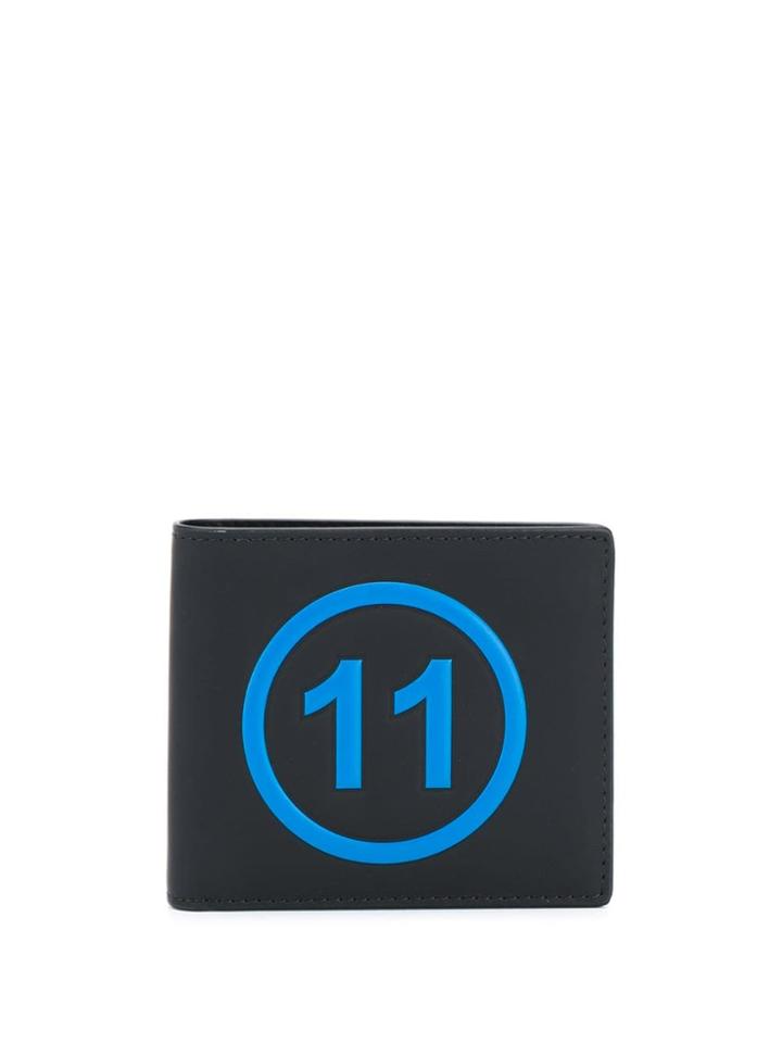 Maison Margiela Number Print Billfold Wallet - Black