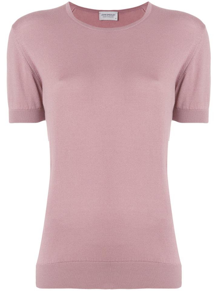 John Smedley Daniella Sweater - Pink & Purple