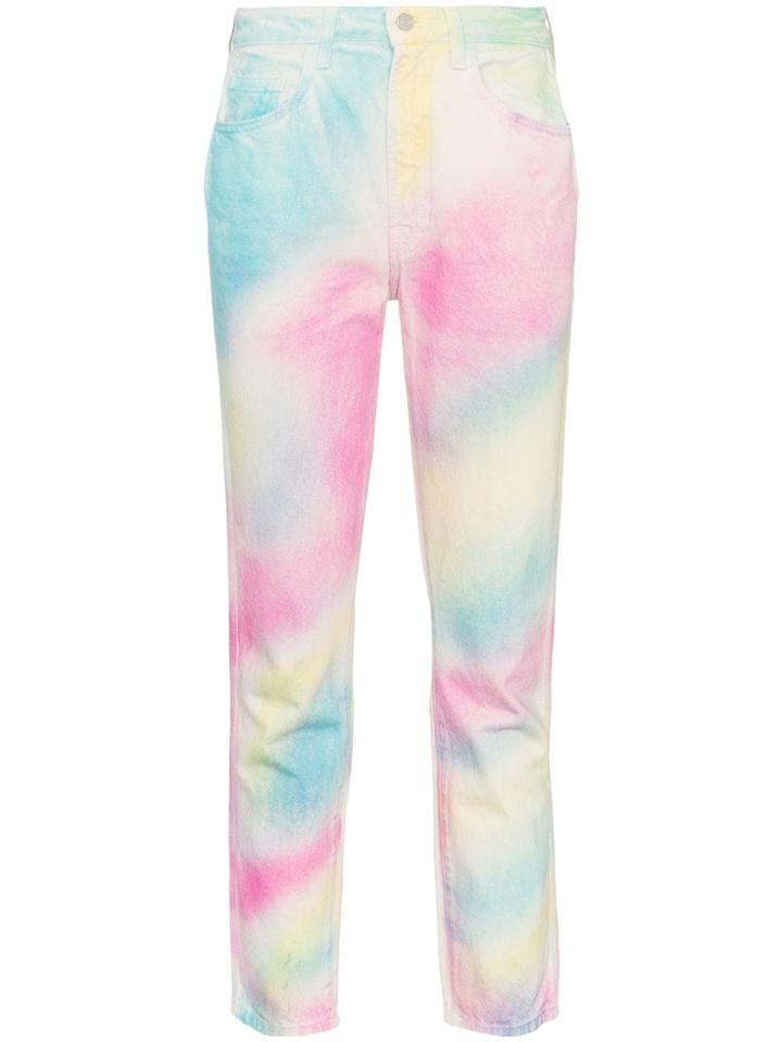 Jordache Vintage Slim-fit Tie-dye Jeans - Multicoloured