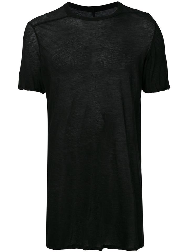 Rick Owens - Long Length T-shirt - Men - Cotton - Xs, Black, Cotton