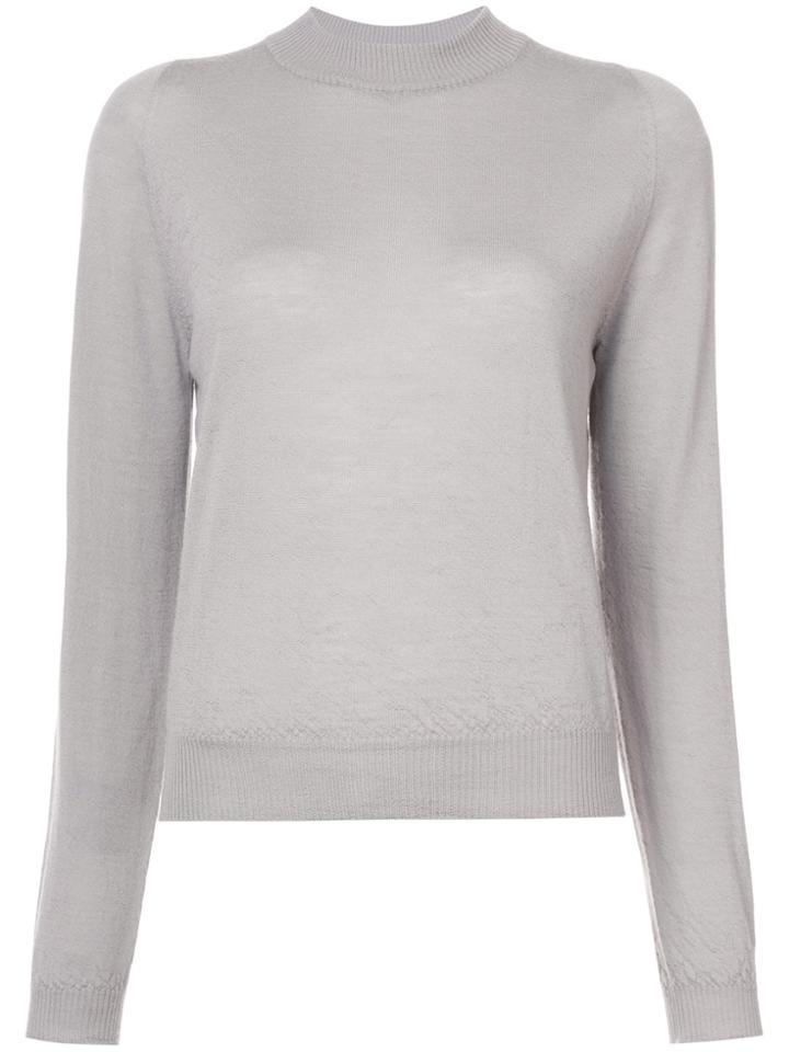 Rick Owens Biker Lupetto Sweater - Grey