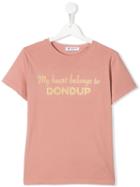 Dondup Kids My Heart Belongs To T-shirt - Neutrals